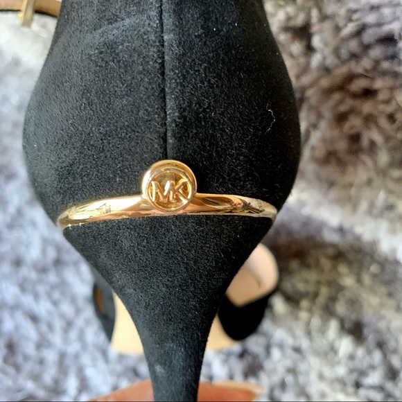 Michael Kors Georgina ankle strap suede heels - Picture 9 of 13